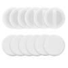 Sibba Loose Powder Puff 12 Pieces Round Velour Face Makeup Compact Body Container Setting Pressed Blending Foundation Cream Make Up Ribbon Strap Sponge Cushion Applicator (White) view 1