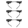 FRCOLOR Hollow Lace Cat Ear Headband Set Women Girls Cat Headbands Hair Decor Headwear Party Accessory view 1
