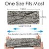 Artilady 6 Pack Boho Headbands for Women - Wide Bandana Headband Non Slip Stretchy Cheetah Paisley Print Turban Headwarp Twisted for Girls view 4