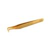 Titanium Gold Diamond Grip Tweezers 4.33" Doe Foot | 0.55 oz view 4