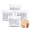 Cotton Swabs, Individually Wrapped Cotton Buds, 400 Count Biodegradable Cotton Tip Applicator Suitable for Ear, Beauty Care, Cleaning, Make-upRound and Pointed Shape Cotton Heads view 1