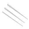 BESTEEL 3 Pcs 316L Surgical Steel Piercing Taper Insertion Pins, Pop Taper Piercings Kit for Ear/Nose/Lip/Eyebrow/Navel/Nipple Piercing Changing Tool Stretcher, Stainless Steel, cubic zirconia view 1