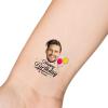 15pcs Custom Tattoos Personalized Temporary Tattoos with Photo Face Heart Waterproof Name Logo Tattoos Stickers For Women Men Kids Gifts for Birthday Party Wedding Bride Groom Decor view 1