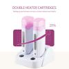 110V Roll On Wax Warmer for Hair Removal, Double Wax Roller Heater, Home Waxing Kit for Women and Men view 3