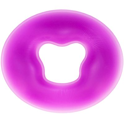 FILFEEL Silicone Face Cushion Pillow for Massage Tables, Round Headrest Massage Pillow, Soft Bottom Face Relax Pad for Beauty Salon Spa