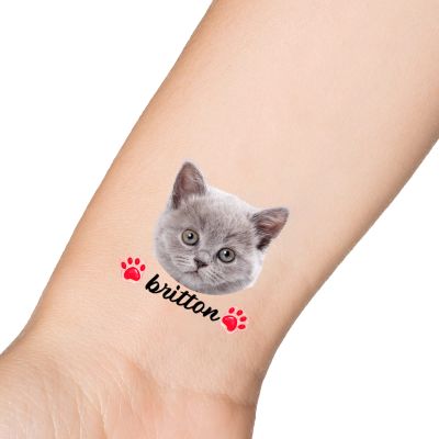 15pcs Custom Tattoos Personalized Temporary Tattoos with Photo Face Heart Waterproof Name Logo Tattoos Stickers For Women Men Kids Gifts for Birthday Party Wedding Bride Groom Decor