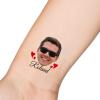 15pcs Custom Tattoos Personalized Temporary Tattoos with Photo Face Heart Waterproof Name Logo Tattoos Stickers For Women Men Kids Gifts for Birthday Party Wedding Bride Groom Decor view 1