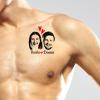 15pcs Custom Tattoos Personalized Temporary Tattoos with Photo Face Heart Waterproof Name Logo Tattoos Stickers For Women Men Kids Gifts for Birthday Party Wedding Bride Groom Decor view 2