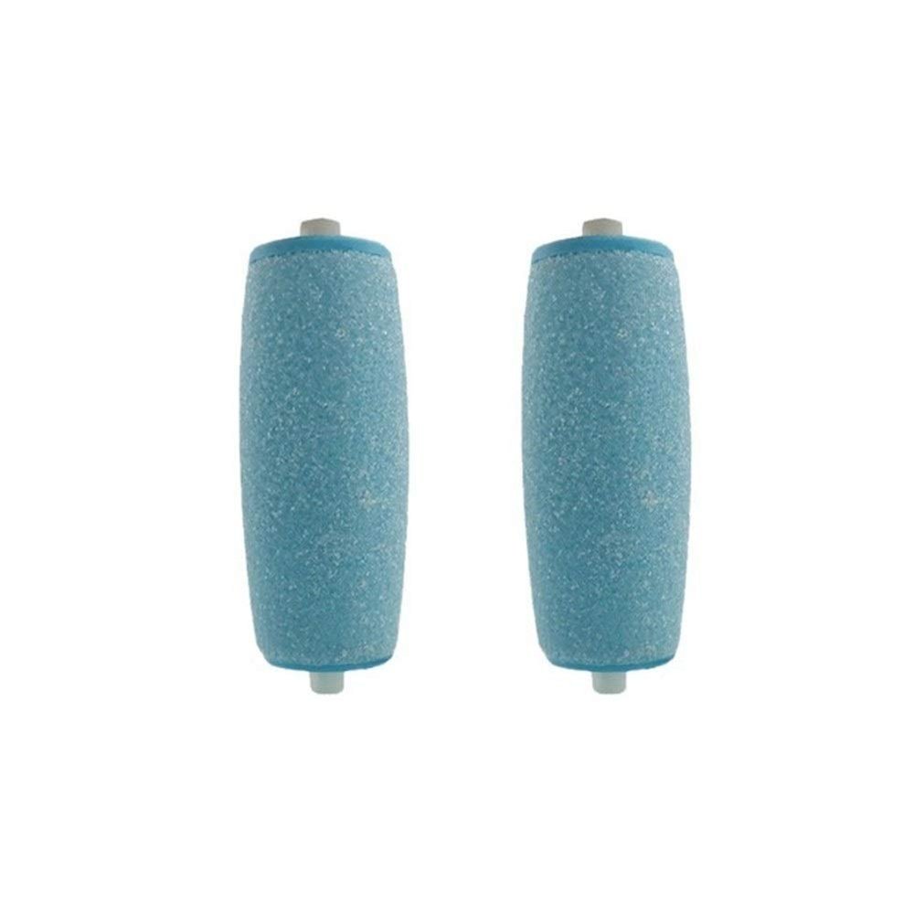 2 Pc Electric Foot Grinder Can Replace The Head Foot Grinder, Replace The Pedicure Tool, Remove The Hard Dead Skin (Color : Blue)