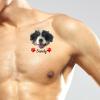 15pcs Custom Tattoos Personalized Temporary Tattoos with Photo Face Heart Waterproof Name Logo Tattoos Stickers For Women Men Kids Gifts for Birthday Party Wedding Bride Groom Decor view 2