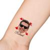 15pcs Custom Tattoos Personalized Temporary Tattoos with Photo Face Heart Waterproof Name Logo Tattoos Stickers For Women Men Kids Gifts for Birthday Party Wedding Bride Groom Decor view 1