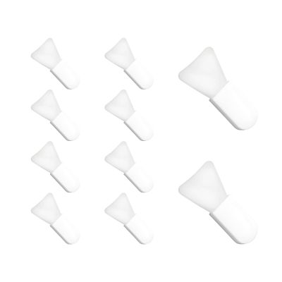 Pack of 10 Silicone Mask Brushes Hairless Facial Applicator Brush Mini Clay Mask Brush for Facial Mud, Makeup Mask, Facial Clay, Eye Serum, Body Lotion