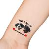 15pcs Custom Tattoos Personalized Temporary Tattoos with Photo Face Heart Waterproof Name Logo Tattoos Stickers For Women Men Kids Gifts for Birthday Party Wedding Bride Groom Decor view 1
