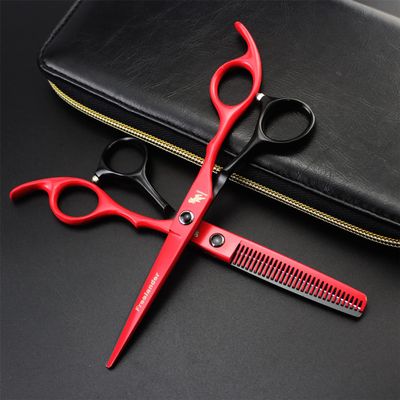 6.0 Inch Hair Cutting Scissors, Hair Cutting Shears, Hair Cutting Scissors Set, Barber Scissors, for Barber Or Home Use, Plus Bonus Leather Case