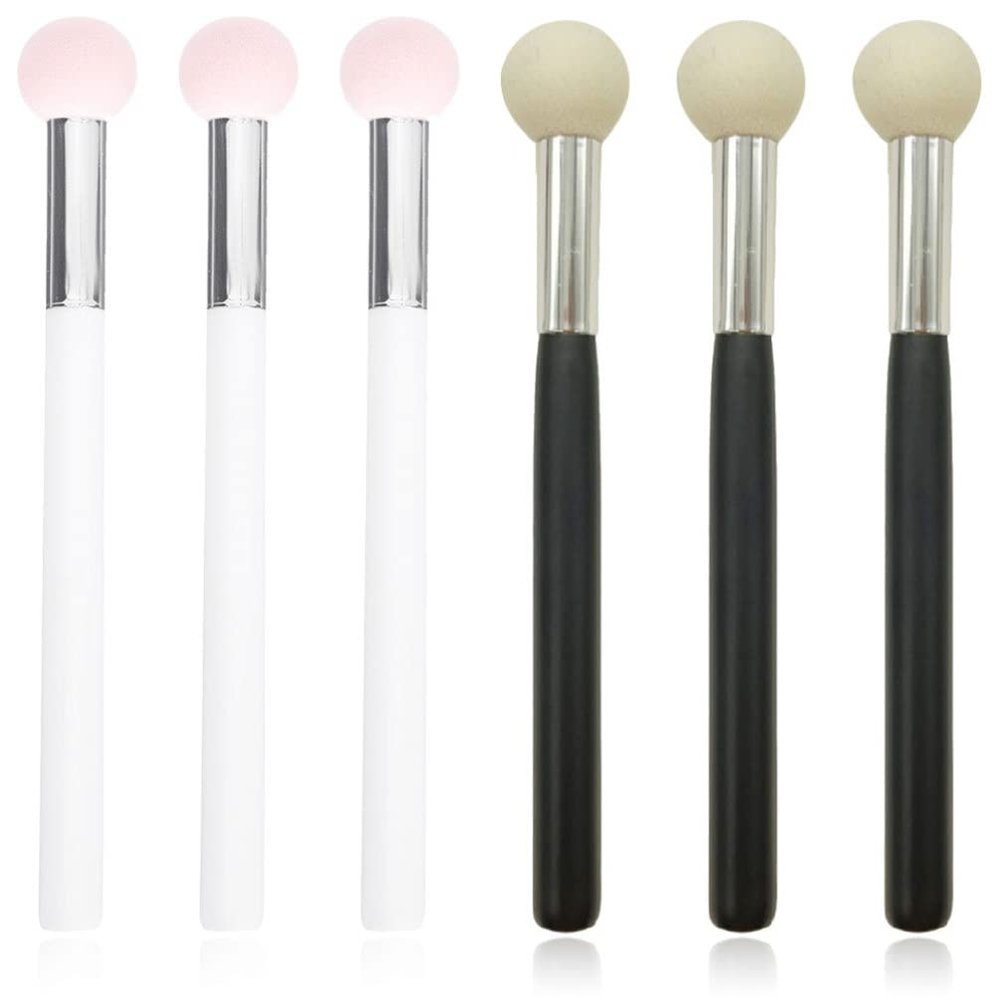 Makeup Sponge Mushroom Sponge Makeup Applicator With Handle Eyeshadow Eyeshadow Brush Eye 6Pcs Puff
