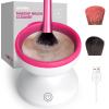 Alyfini Makeup Brush Cleaner Machine-Professional Electric Make up Brushes Cleaner Cleanser Solution for Kabuki Foundation Liquid Powder Face Makeup Self Tanner Brush,Gifts for Women Stocking Stuffers view 1