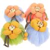 minkissy 4pcs Cartoon Bath Sponge Exfoliating Body Scrubber for Adults Boys and Girls Lightweight Portable Shower Watermelon for Relaxing Bathing view 1