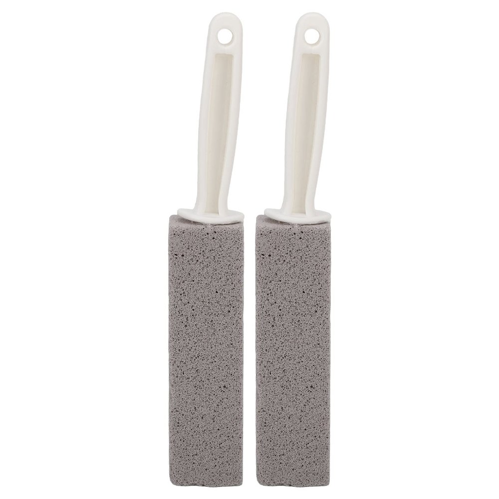 Pumice Cleaning Brush,2pcs Beauty Salon Pumice Cleaner Home Bathtub Toilet Bowl Stain Removal Cleaning Brush for Kitchen