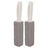 Pumice Cleaning Brush,2pcs Beauty Salon Pumice Cleaner Home Bathtub Toilet Bowl Stain Removal Cleaning Brush for Kitchen view 3