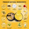 24K Gold Eye Masks for Dark Circles and Puffiness 70PCS, Under Eye Patches Gel Pads for Puffy Eyes Treatment w/Collagen, Caffeine, Peptides for Eye Bags Treatment, Gel Eye Mask Skincare view 3