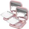 Mobestech 4Pcs Empty Box Eyeshadow Powder Blush Makeup Case Highlight Container Mirror Inside Homemade Eye Shadow Empty Boxes for Women Girls (2 empty boxes+ 2 aluminum trays) view 1