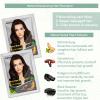 10 PCS Semi-Permanent Hair Color Shampoo - 3 in 1 Instant Hair Dye for Men & Women, Herbal Ingredients for 100% Grey Coverage (Dark Coffee/Dark Brown) view 3