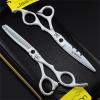 6.0 Inch Hair Cutting Scissors Set, Professional Shears Cutting and Thinning Scissors Kit, Japanese Stainless Steel, with Free Fine Black Leather Case, for Men/Women/Kids/Salon and Home view 2