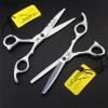 6.0 Inch Hair Cutting Scissors Set, Professional Shears Cutting and Thinning Scissors Kit, Japanese Stainless Steel, with Free Fine Black Leather Case, for Men/Women/Kids/Salon and Home view 3
