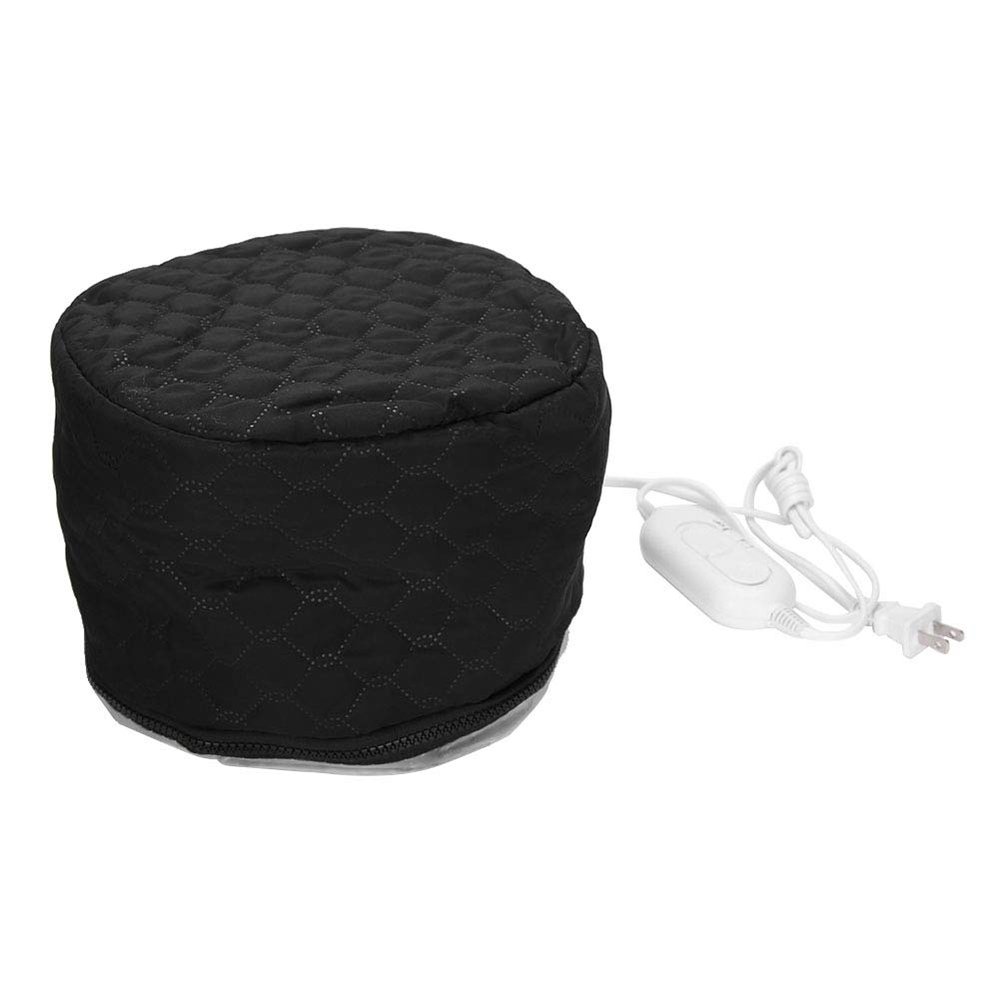 Heating Hat, Heating Treatment Hat, Household Electric Heating Hat Adjustable Hot Oil Treatment Hat for Hair Care Plug 110V, Repair Damaged Hair