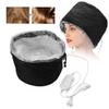 Heating Hat, Heating Treatment Hat, Household Electric Heating Hat Adjustable Hot Oil Treatment Hat for Hair Care Plug 110V, Repair Damaged Hair view 3