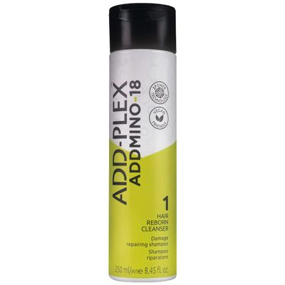 ADDMINO 18 Clarifying Shampoo for All Hair Types, Unscented Hair Cleanser, Salon & Home Use - 250ml/8.45 Fl Oz