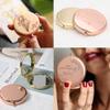 Personalized Birth Month Flower Theme Compact Mirror Custom Engraved Birthday Flower Gift Mirror for Girlfriend Mother Women,Wedding Favors Gifts for Bride Bridesmaid Bulk Travel Makeup Mirror view 3