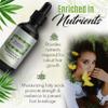 Follicle stimulating. Hair growth serum. Natural thickening DHT blocking, stimulating hair oil women and men for hair loss with Pumpkin, Rosemary-Stops thinning, strengthens for thicker longer hair. view 3