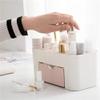 BLYWO GUIPAIHAI Acrylic Makeup Organizer Holder Cosmetic Storage Box Bathroom Tray Table Space- Saving Makeup Tools Display Case view 4