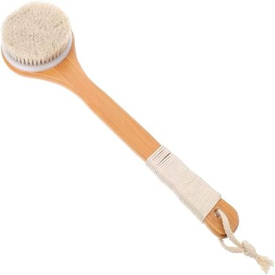 JYYBN Shower Brush,Long Handle Shower Back Brush with Soft and Stiff Bristles Men & Women Non Slip Bath Body Exfoliating Scrubber Brush