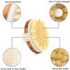 JYYBN Shower Brush,Long Handle Shower Back Brush with Soft and Stiff Bristles Men & Women Non Slip Bath Body Exfoliating Scrubber Brush view 2