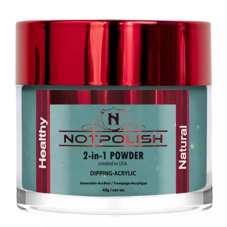 NotPolish - Nail Acrylic/Dip Powder | M Collection | M97 PLEASANT TEAL