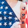 Awinmay 90Pcs Fourth of July Temporary Tattoos,American Flag Red White and Blue Fake Tattoo Stickers, 4th of July,USA Party Favors,Memorial Day, Independence Day, Labor Day Decorations Party Supplies view 3