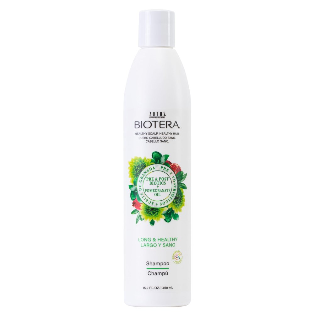 Biotera Long & Healthy Strengthening Shampoo | Long or Growing Hair | Microbiome Friendly | Vegan & Animal Test Free | Paraben Free | Color-Safe | 15.2 Fl Oz