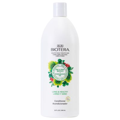 Biotera Long & Healthy Strengthening Conditioner | Long or Growing Hair | Microbiome Friendly | Vegan & Animal Test Free | Paraben Free | Color-Safe | 32 Fl Oz