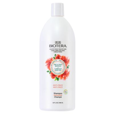 Biotera Anti Frizz Smoothing Shampoo | Frizzy or Unruly Hair | Microbiome Friendly | Vegan & Animal Test Free | Paraben Free | Color-Safe | 32 Fl Oz