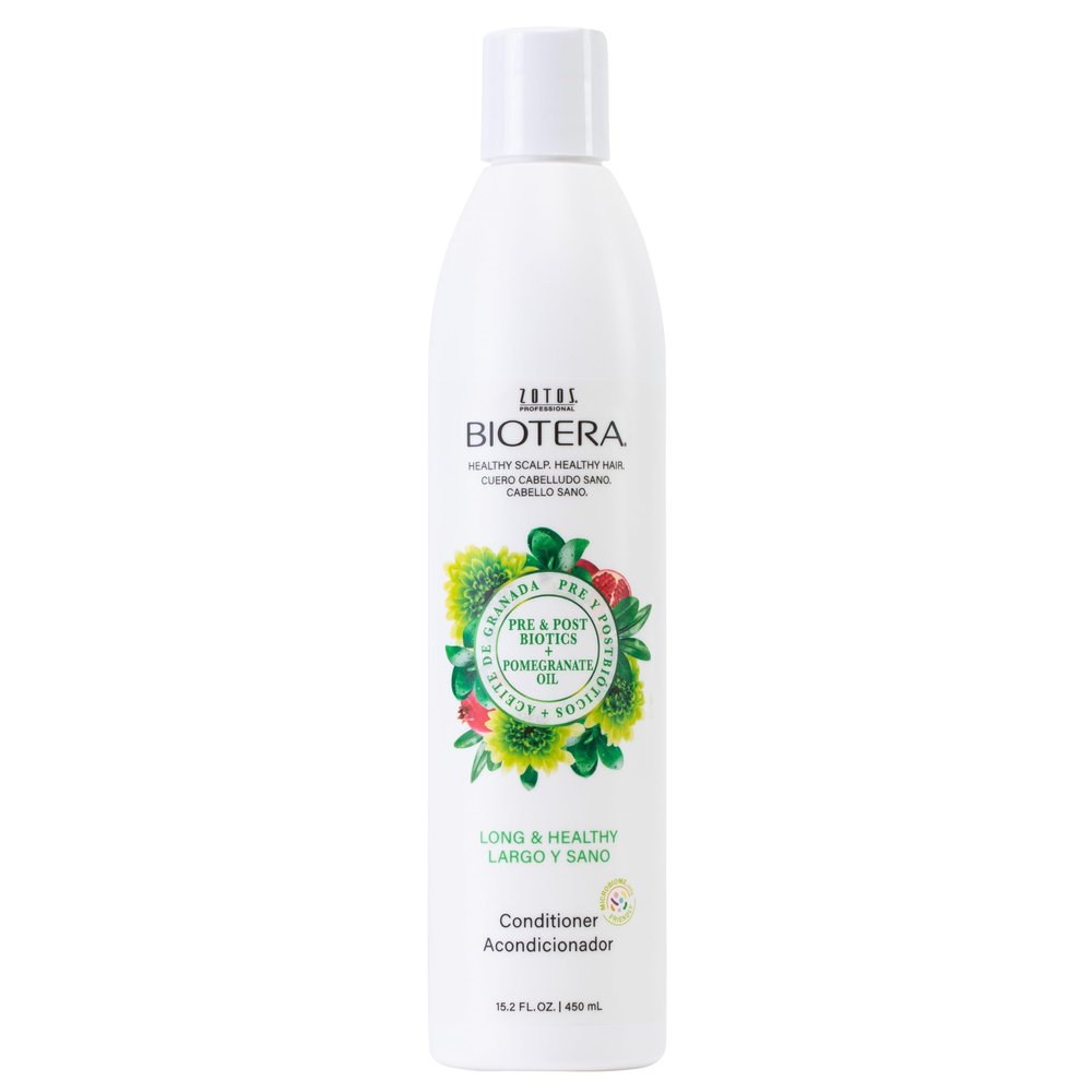 Biotera Long & Healthy Strengthening Conditioner | Long or Growing Hair | Microbiome Friendly | Vegan & Animal Test Free | Paraben Free | Color-Safe | 15.2 Fl Oz