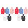 minkissy 10pcs Cuticle Nipper Cover Pu Protective Case for Nail Scissors for Manicure and Pedicure Chic Mixed Colors Nail Salon Accessory view 1