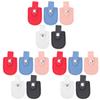minkissy 15pcs Cuticle Nipper Protective Cover Pu Nail Clippers for Nail Salon Use Manicure Nipper Cases Mixed Colors view 1