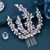 ZHENM Sparkling Rhinestone Wedding Comb, Bridal Headpiece Wedding Hair Accessories for Brides view 4