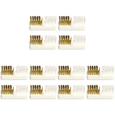 minkissy 12pcs Wire Nail Dust Cleaning Brush for Manicure Salon Use Multi-functional Brush for Nail Art Equipment and Polisher Cleaning