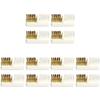 minkissy 12pcs Wire Nail Dust Cleaning Brush for Manicure Salon Use Multi-functional Brush for Nail Art Equipment and Polisher Cleaning view 1