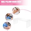 minkissy Arm Rest Cushion Supplies Tools Table Pad Clear Jelly Station Pillow Manicure Stylish Home Equipment Rest Hand Accessories Holder Wrist Salon Professional Iridescent Nail Xxcm Armrest L Hand view 3