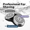 SH90 Replacement Rotary Heads for Philips Norelco Shavers Series 9000, New Version of Metal Wheel Buckle and Upgrade Double-Layer Precision Blades view 2
