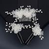 OSALADI Rhinestone Insert Comb Bridal Wedding Hair Comb Hair Fork Unique Charm for Wedding and Parties view 3